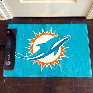 🏈 NWT 🐬 Miami Dolphins - officially licensed fan mats 20 x 30.5 inches